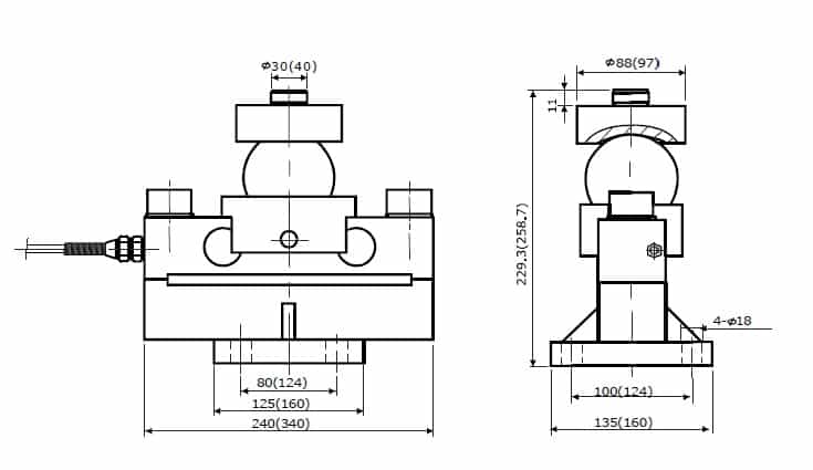 Chiều cao lắp đặt Loadcell