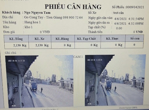 mẫu phiếu cân xe tải 4