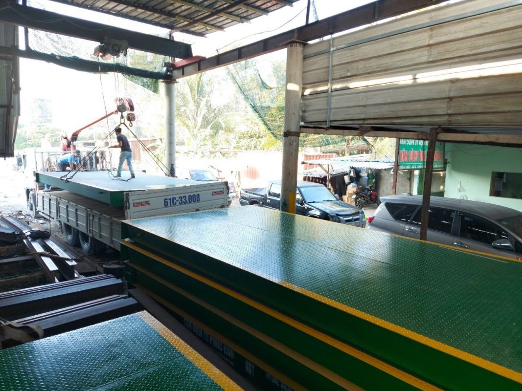 Khung bàn cân xe tải 80 tấn
